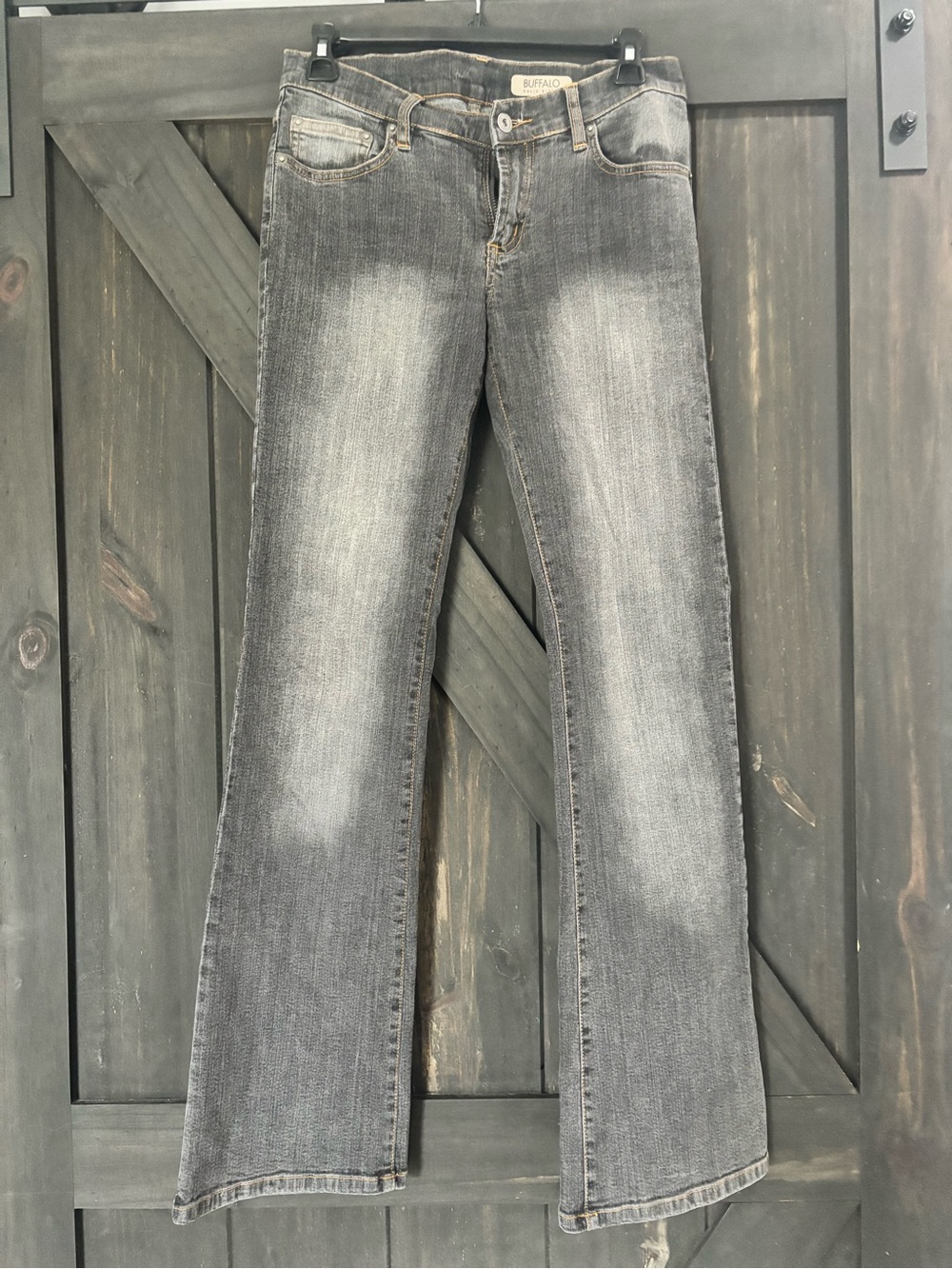 Buffalo David Bitton Women's Gray Flare Jeans